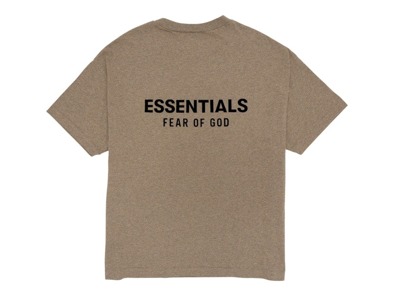 Fear of God Essentials Classic Short Sleeve Tee Homestead Heather - Stockx_View_02