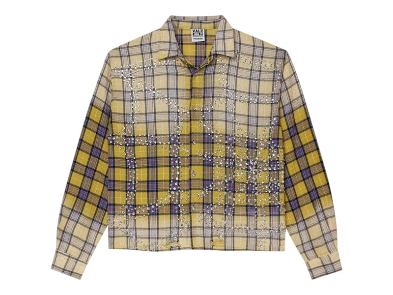 Vale Forever Lemonhead L/S Flannel Yellow/Blue
