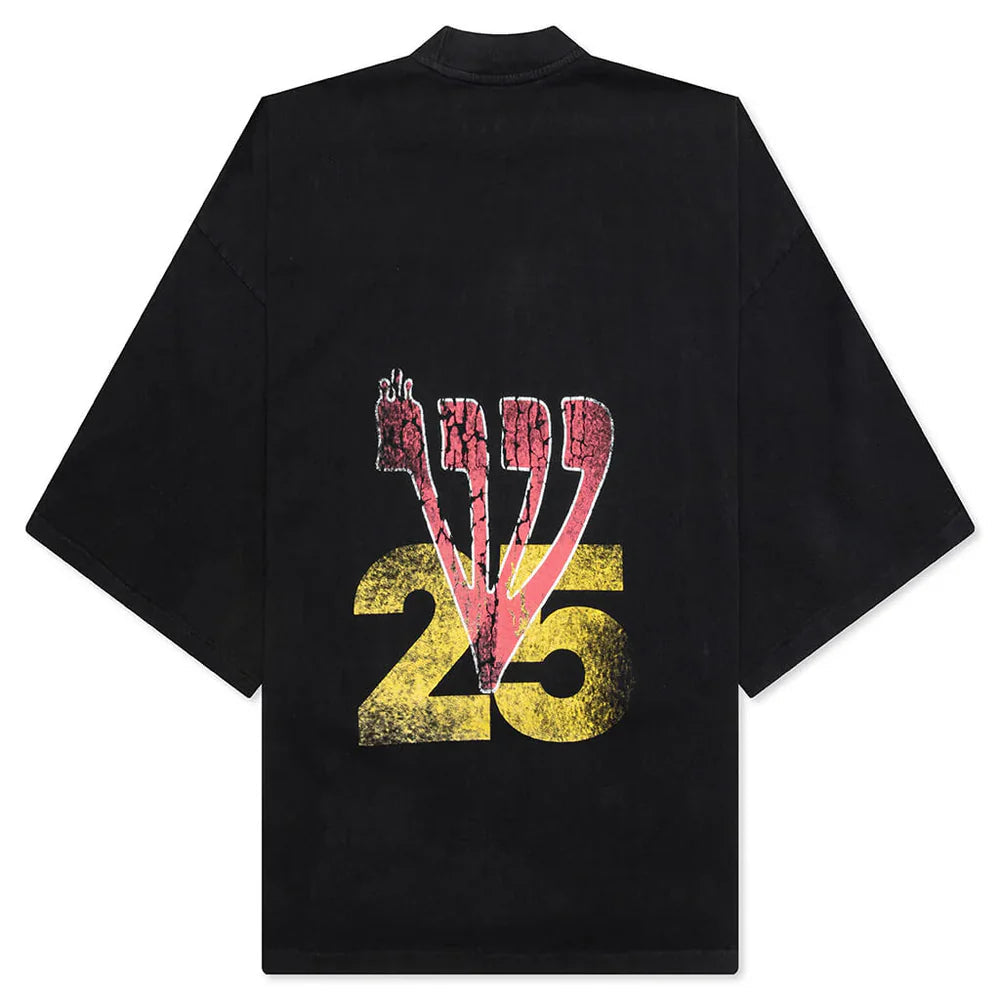RRR123 INNER CHAMBER TEE JET BLACK