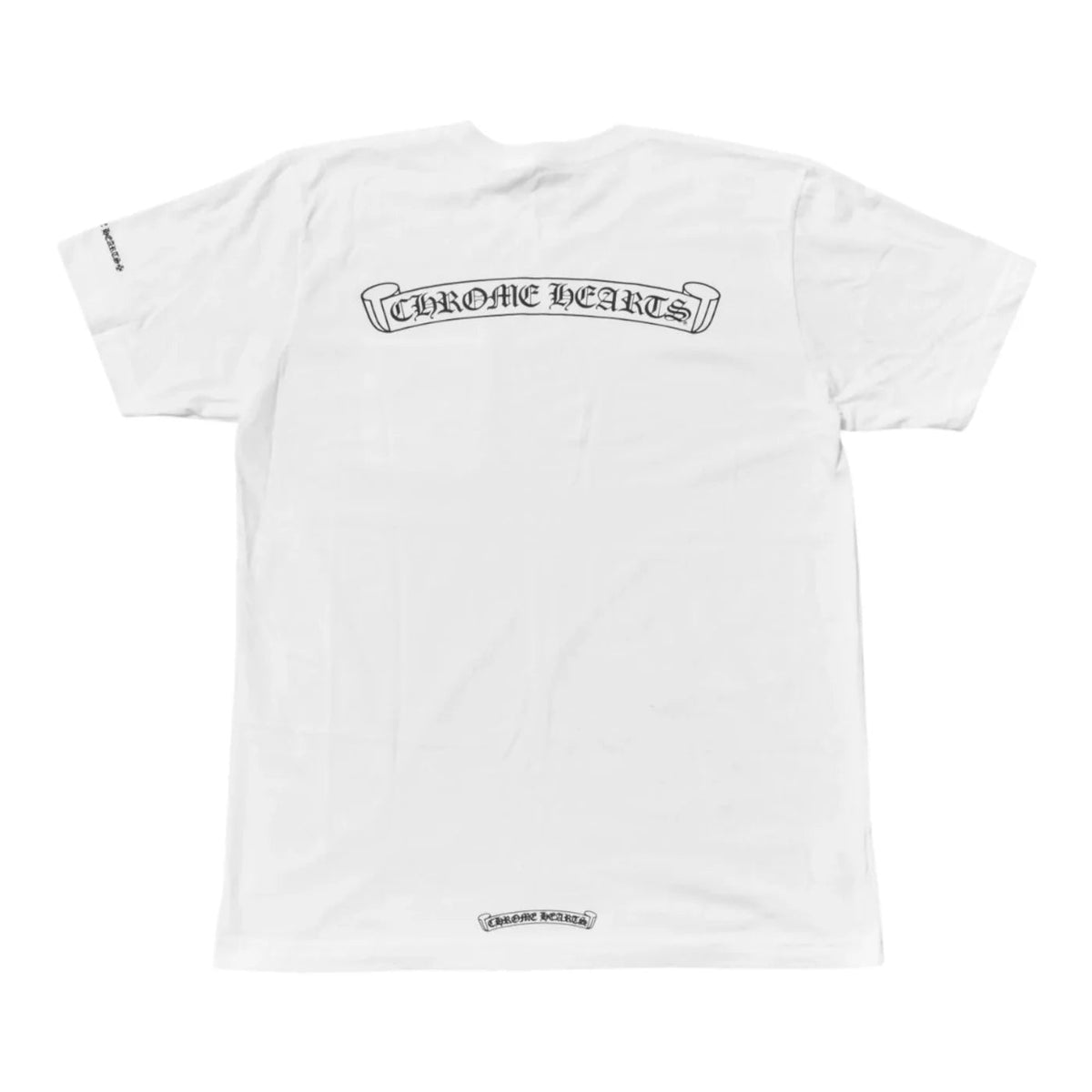 Chrome Hearts Scroll Logo Pocket T-shirt White