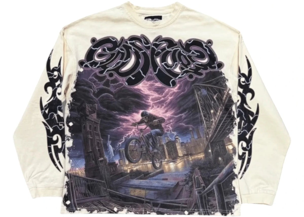 GODSPEED B.M.X LS T-Shirt Bone
