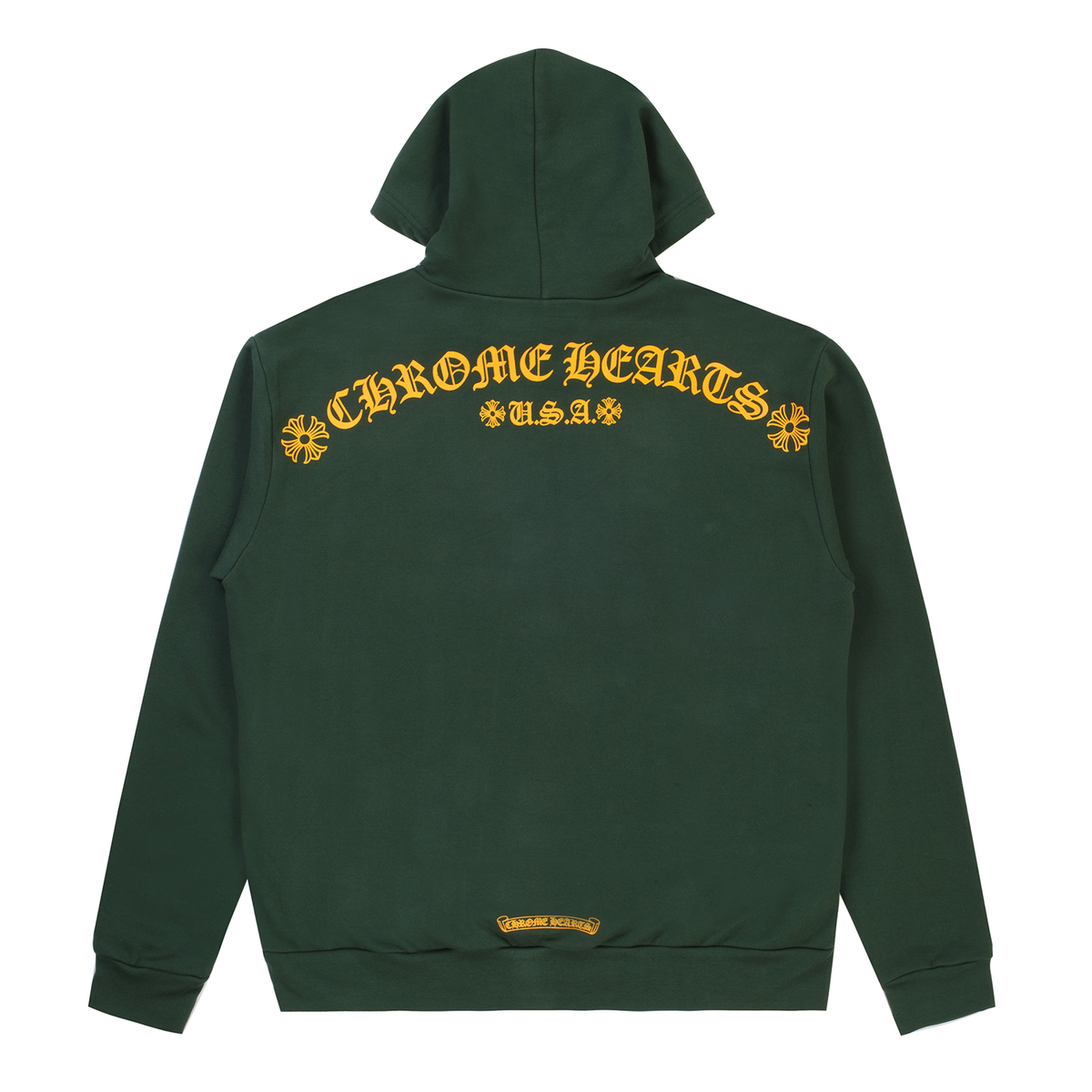 Chrome Hearts Green Hoodie Green/Orange