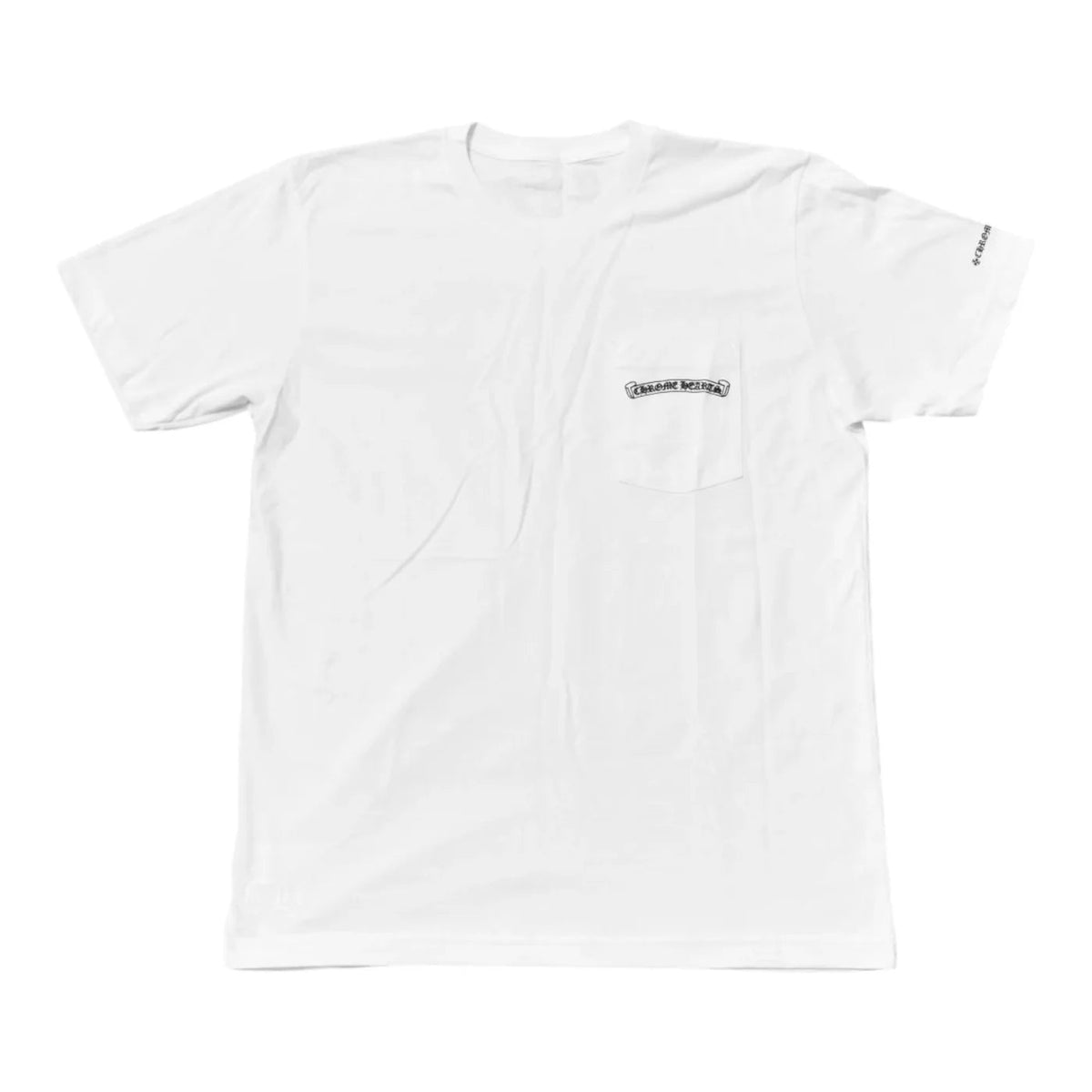 Chrome Hearts Scroll Logo Pocket T-shirt White