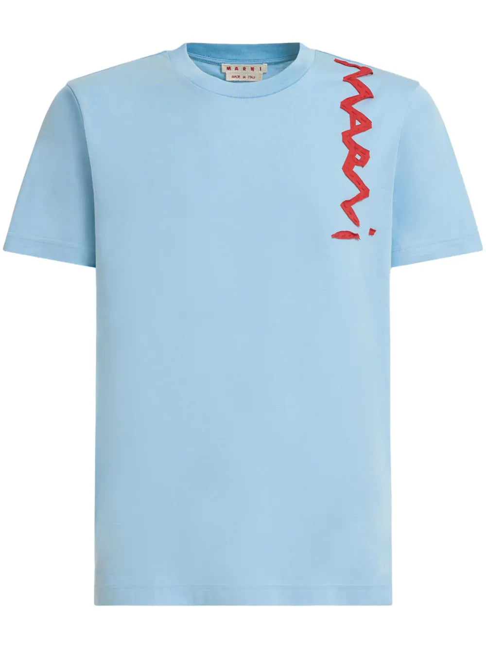 Marni Lettering-Deteiling T-shirt Blue