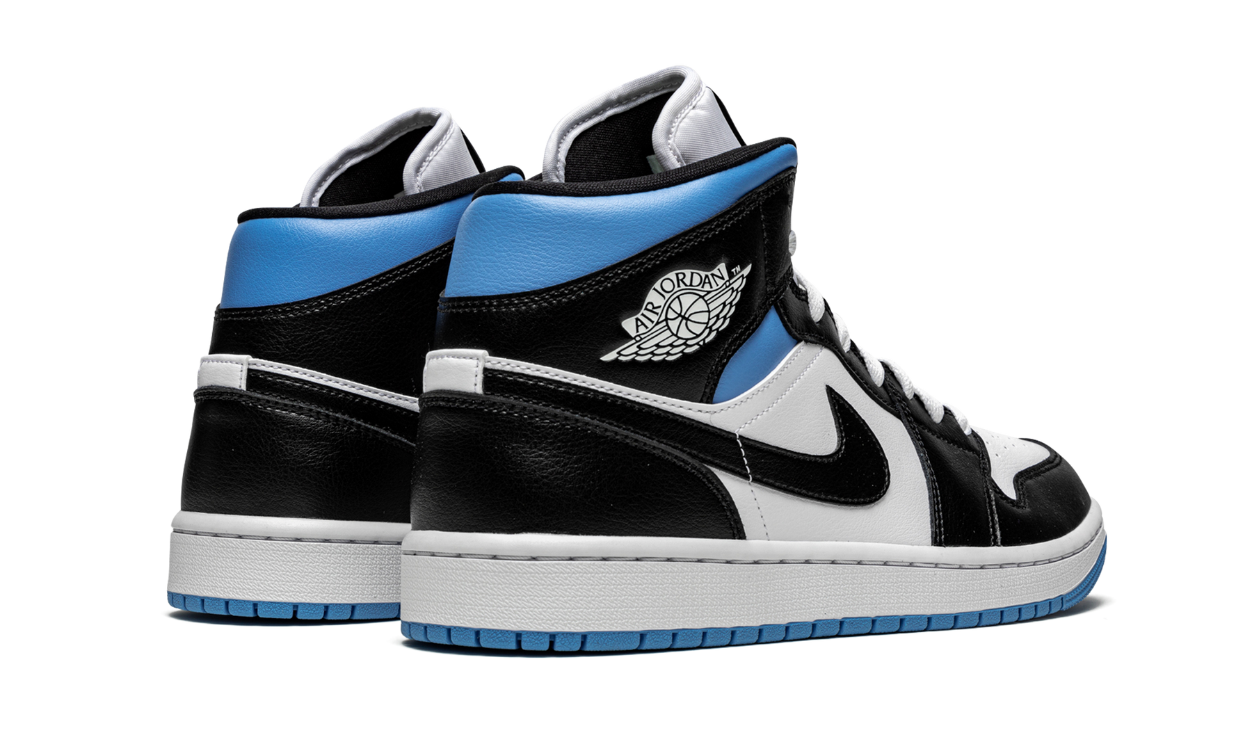 Air Jordan 1 Mid "University Black White" W