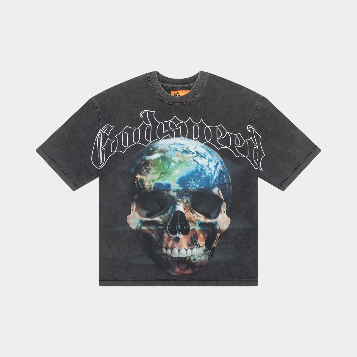 GODSPEED  SKLOBE T-SHIRT BLACK WASH