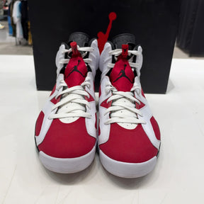 Jordan 6 Retro Carmine (2021) Size 12 (Moderately Worn Pre-Owned) - tag