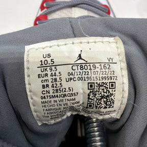 Jordan 9 Retro Fire Red Size 10.5 (Moderately Worn Pre-Owned) - box