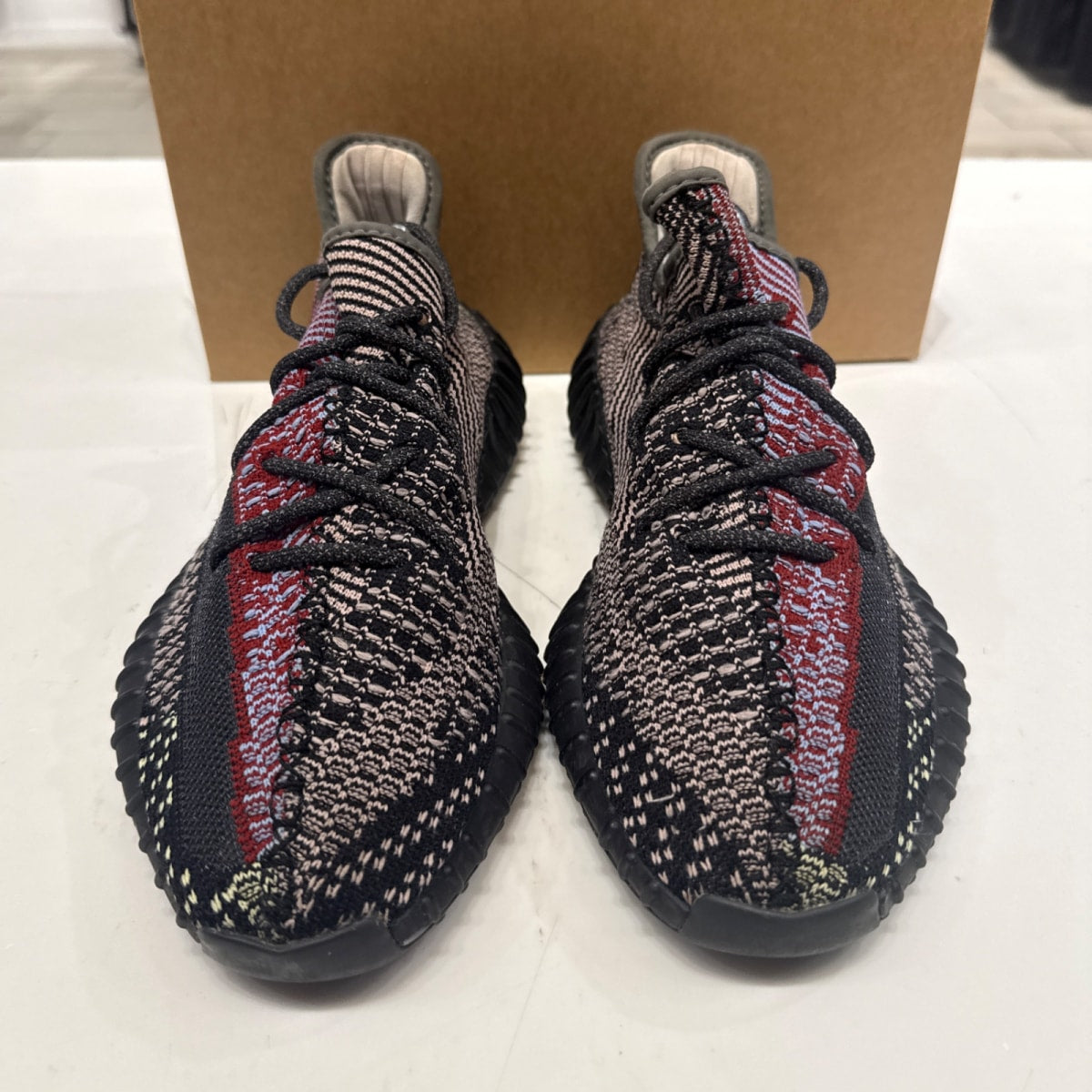 adidas Yeezy Boost 350 V2 Yecheil (Non-Reflective) Size 9.5 (Heavily Worn Pre-Owned) - Image 4