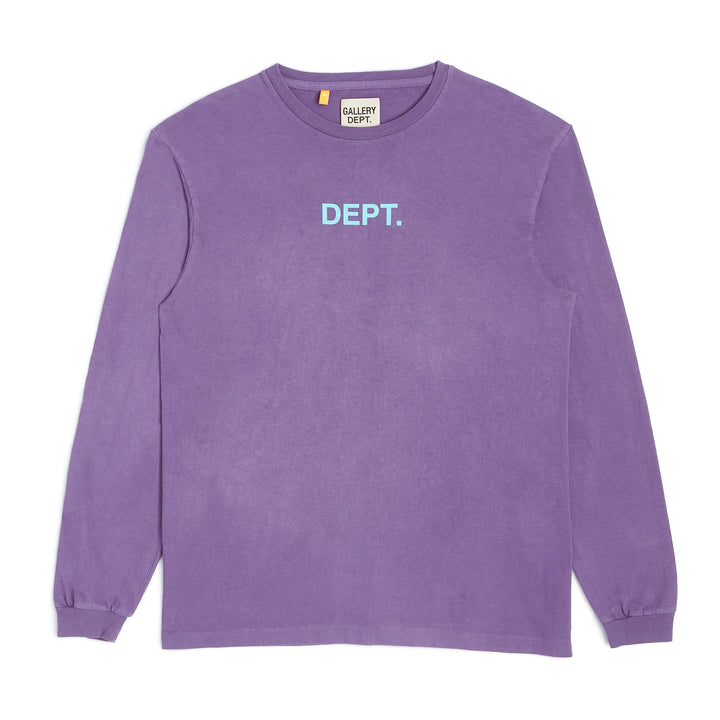 Gallery Dept. "Dept" L/S T-Shirt Purple