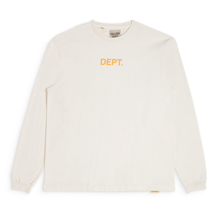 Gallery Dept. "Dept" L/S T-Shirt Cream