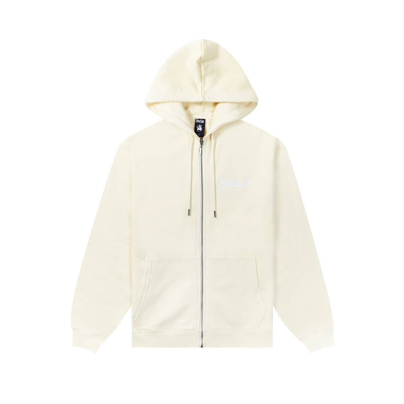 Sinclair Global Zip Up Hoodie Cream