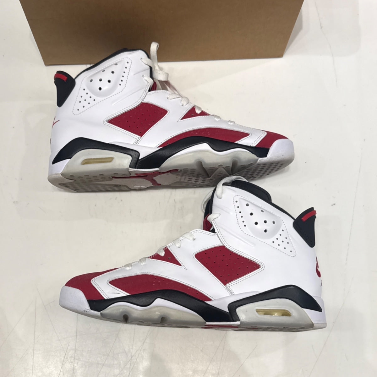 Jordan 6 Retro Carmine (2021) Size 10.5 (Lightly Worn Pre-Owned) - Image 2