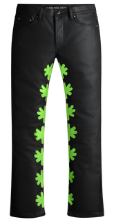 LOSTSHDWS WAX PANT (SLIME GREEN)