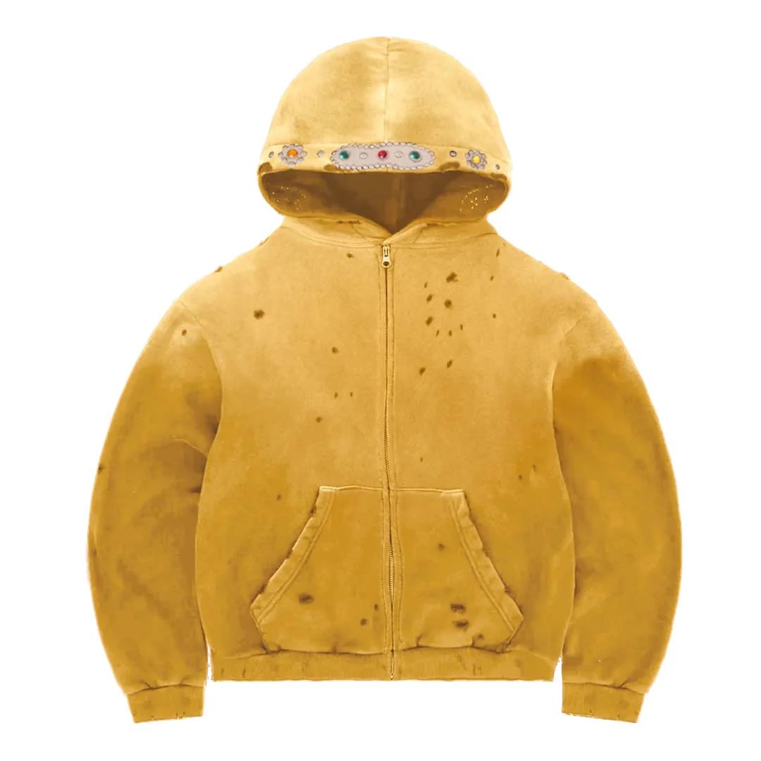 Bravest Studios Yellow Sapphire Zip Hoodie