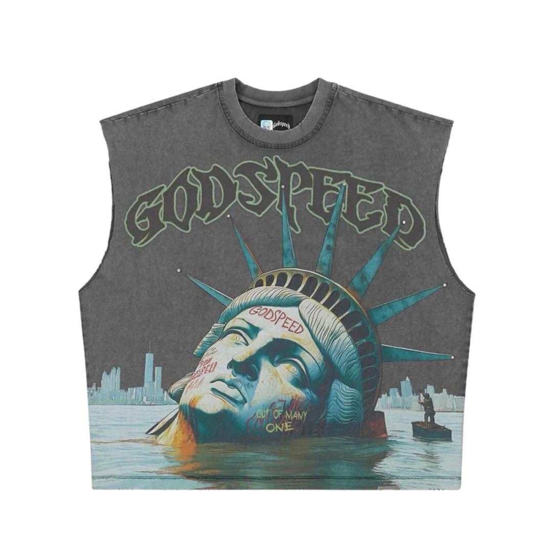 GODSPEED Sunken Liberty VVS Sleeveless Grey