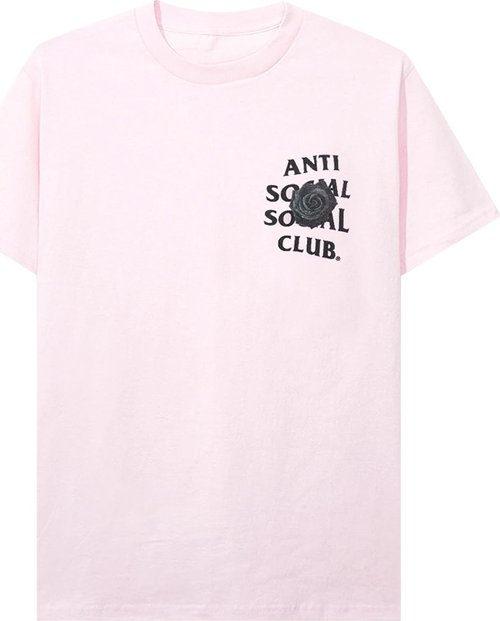 Anti Social Social Club Bat Emoji Tee Pink