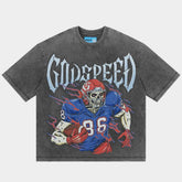 Godspeed End Zone Tee Grey Wash