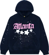 Sp5der Atlanta Hoodie Navy