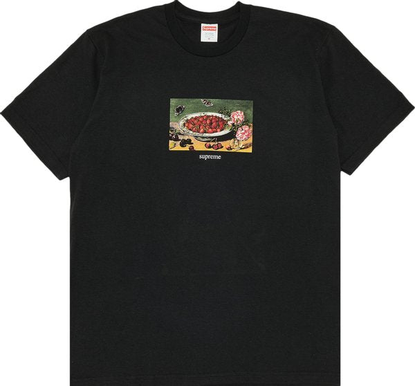 Supreme Strawberries Tee Black