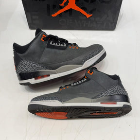 Jordan 3 Retro Fear Pack (2023) Size 12 (Moderately Worn Pre-Owned) - back