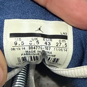 Jordan 7 Retro French Blue (2015) Size 9.5 (Moderately Worn Pre-Owned) - Image 4