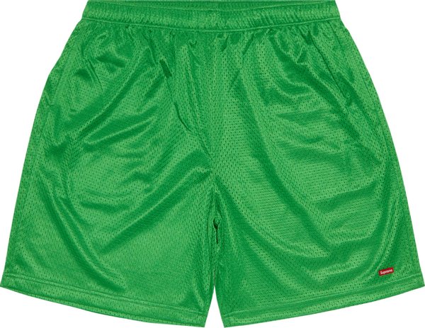 Supreme Small Box Baggy Mesh Short Green