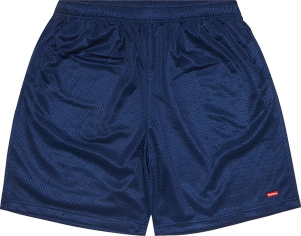 Supreme Small Box Baggy Mesh Short Navy