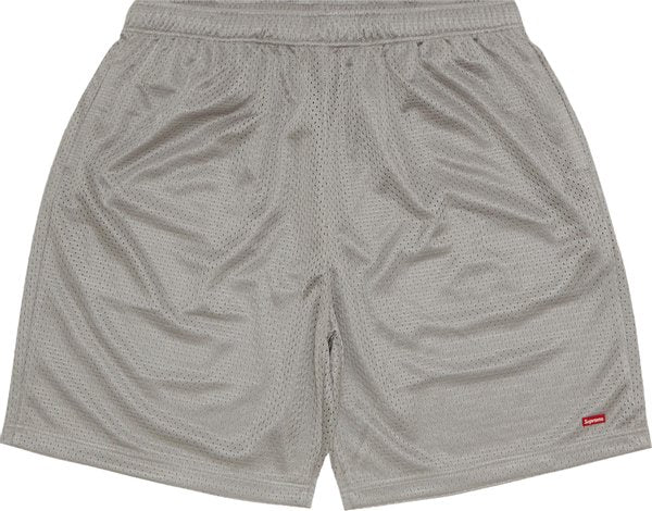 Supreme Small Box Baggy Mesh Short Grey