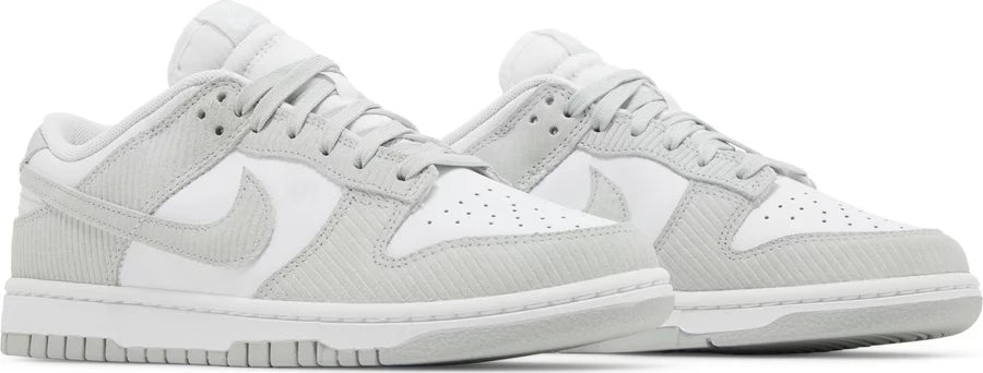 Nike Dunk Low Light Silver Corduroy (Women's)