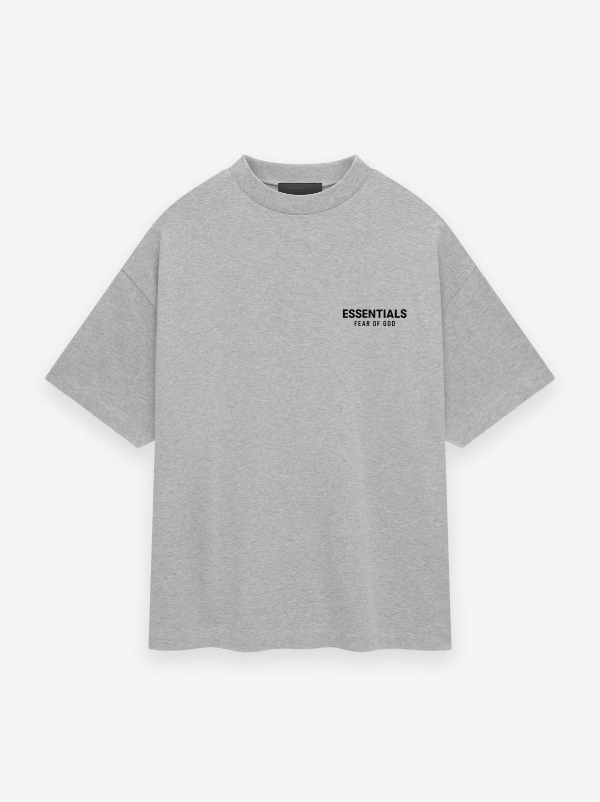 Fear of God Essentials Jersey Crewneck T-Shirt Light Heather Gray