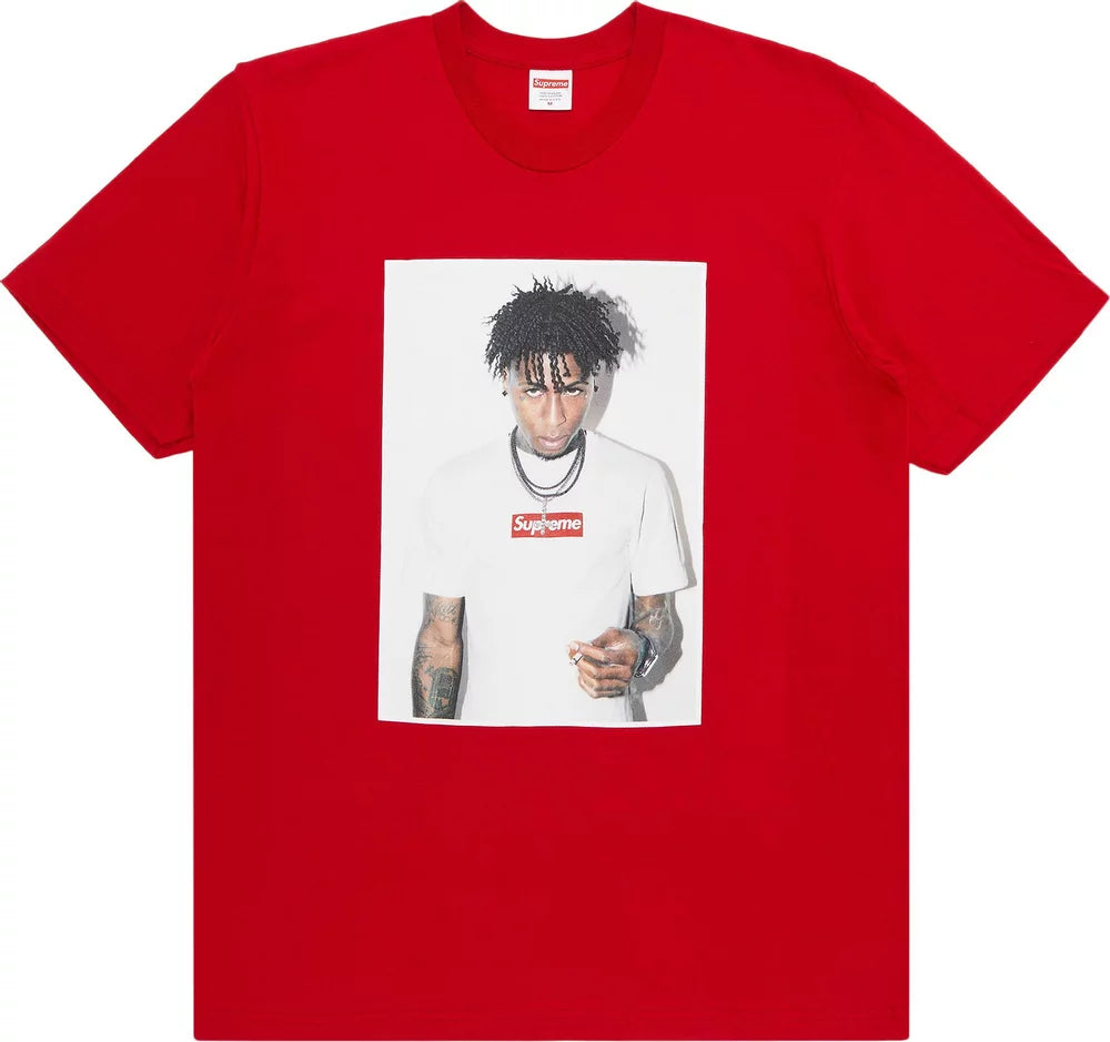 Supreme NBA Youngboy Box Logo Photo Tee Red