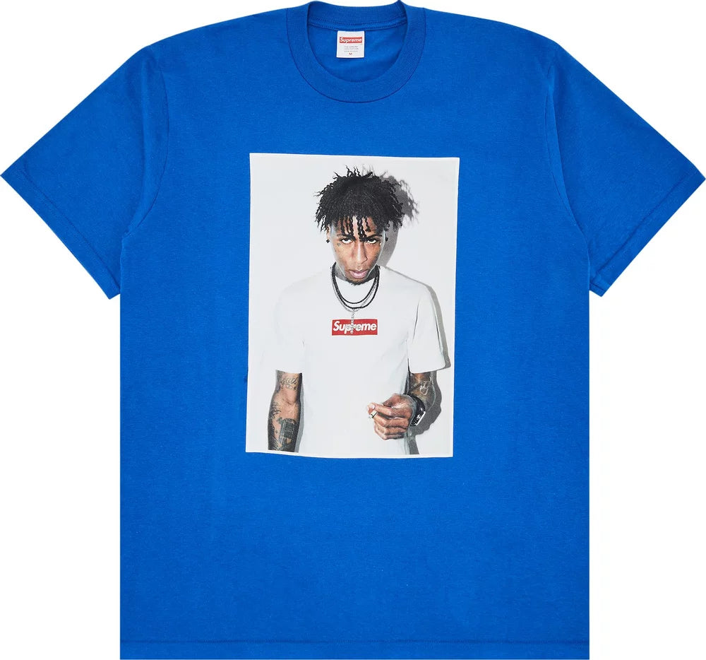 Supreme NBA Youngboy Box Logo Photo Tee Royal