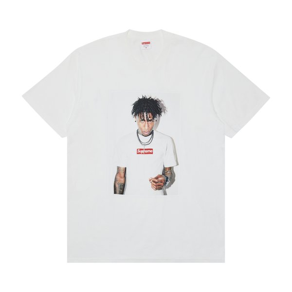 Supreme NBA Youngboy Box Logo Photo Tee White