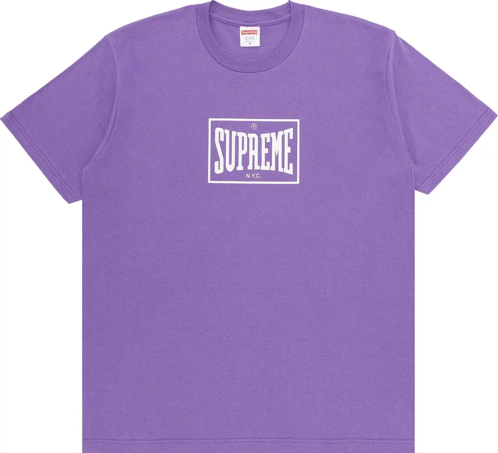 Supreme Warm Up Tee 'Purple'