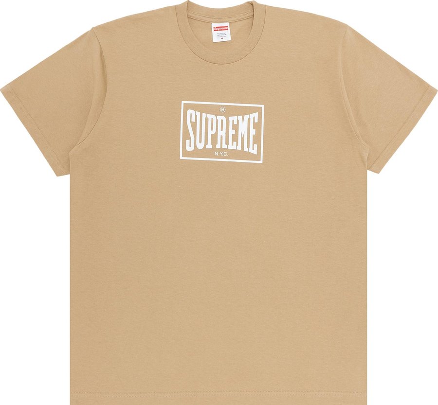 Supreme Warm Up Tee 'Khaki'