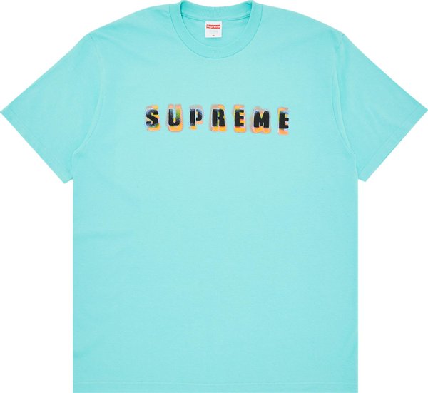 Supreme Stencil Tee 'Teal'