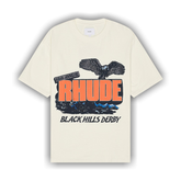 Rhude Black Hills Rally Tee 'Vintage White'