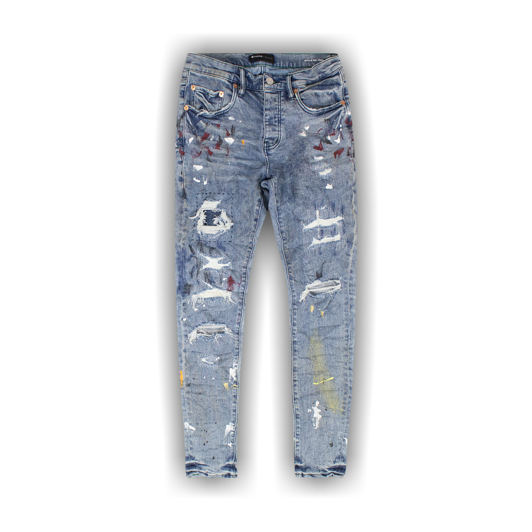 PURPLE BRAND Paint Repair Jeans 'Indigo'