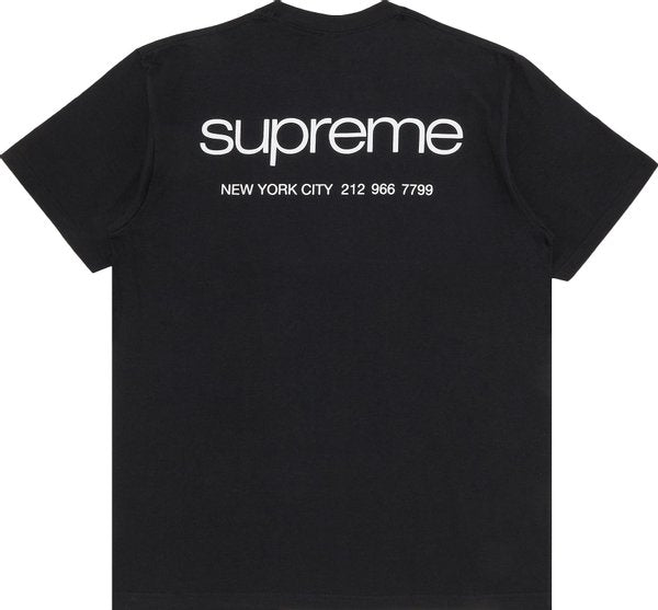 Supreme NYC Tee Black