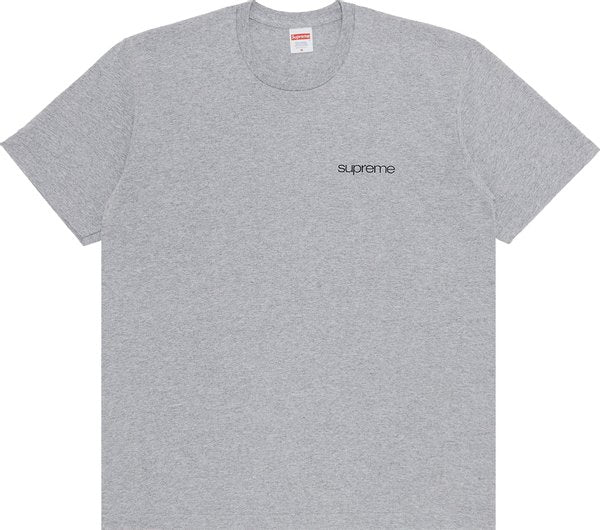 Supreme NYC Tee Heather Grey