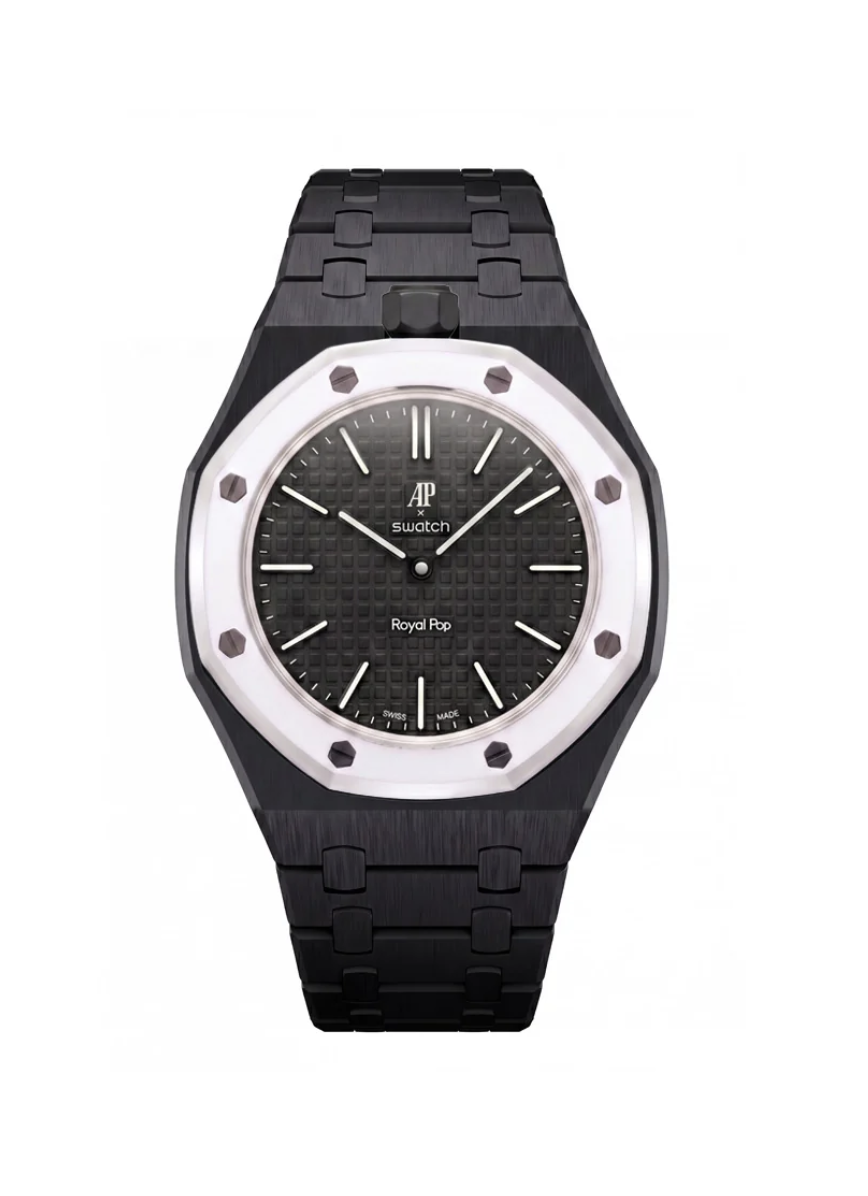 Swatch x Audemars Piguet AP Bioceramic Royal Pop Ocho Negro on Black Ceramic Case