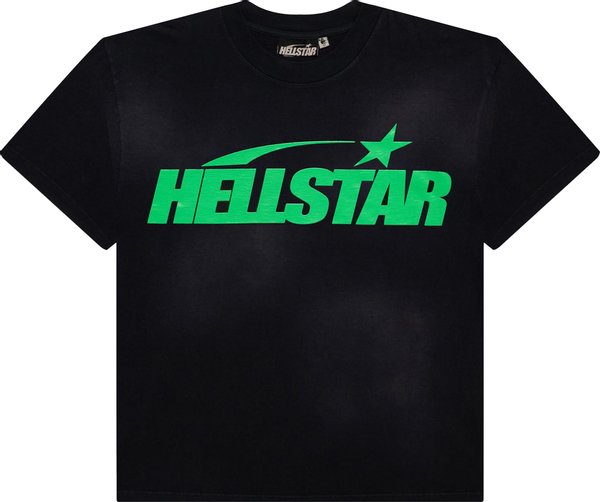 Hellstar Classic T-shirt (Gel Print) Black/Green