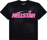 Hellstar Classic T-shirt (Gel Print) Black/Pink