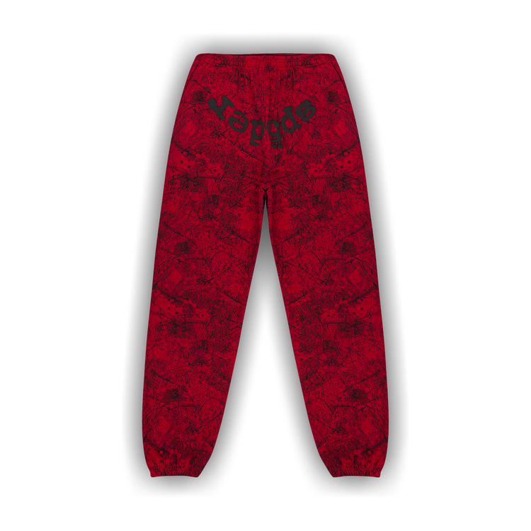 Sp5der OG Tree Camo Sweatpant 'Red'