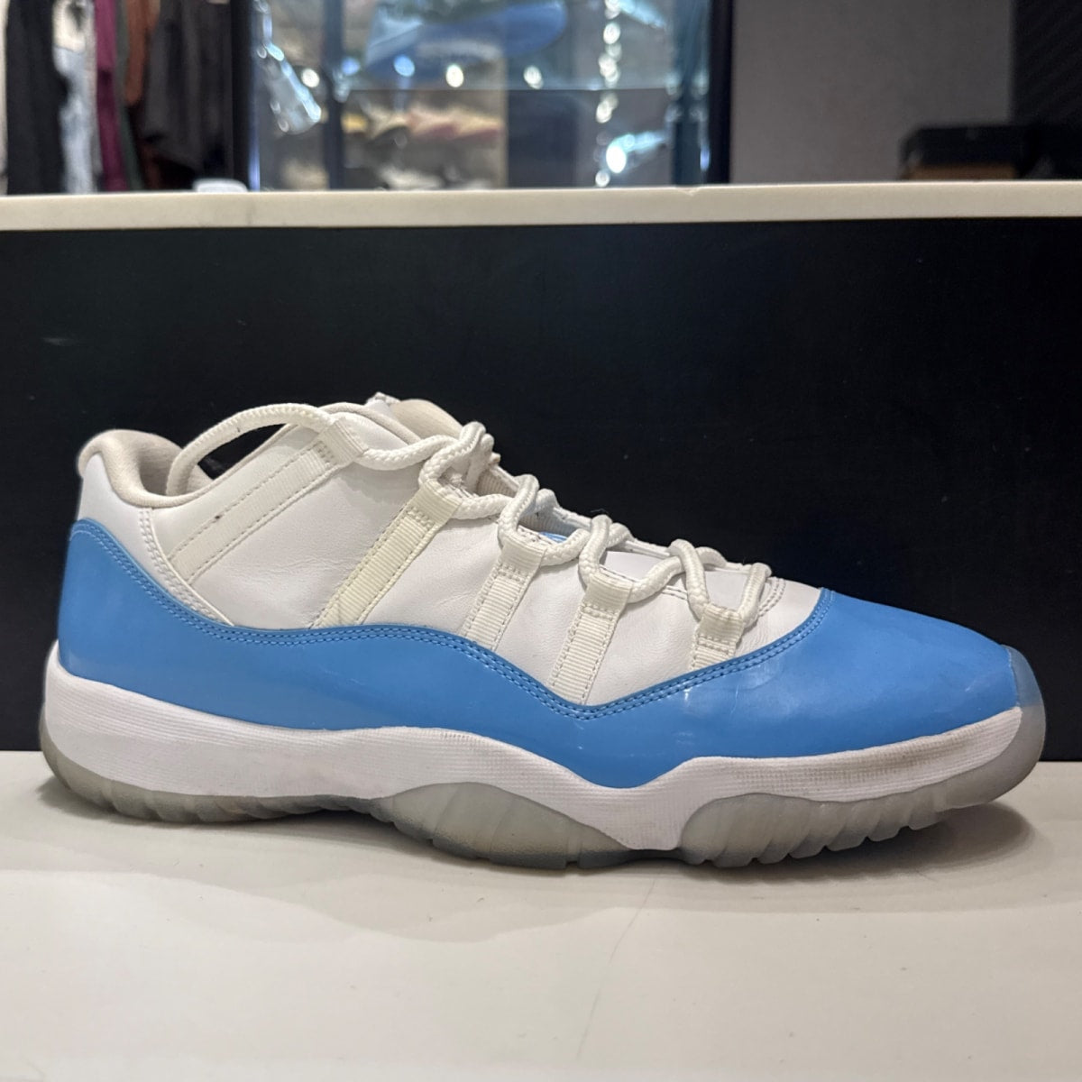Jordan 11 Retro Low University Blue (2017) Size 11 (Moderately Worn Pre-Owned) - Image 1