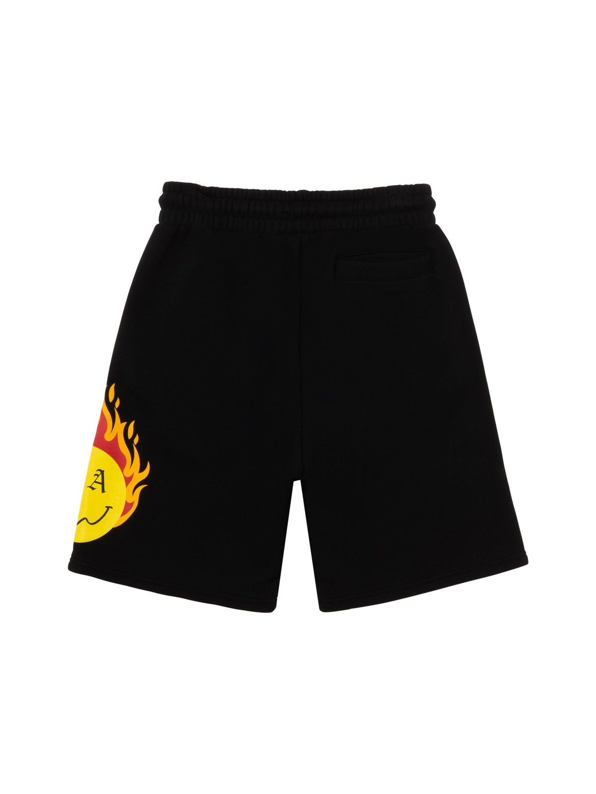 Palm Angels Burning Head Track Shorts Black