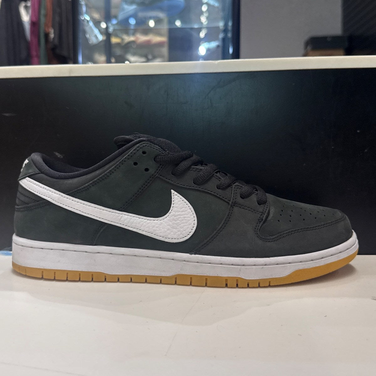 Nike Dunk Low Pro SB Black White Gum Size 12 (VNDS Pre-Owned) - Image 1