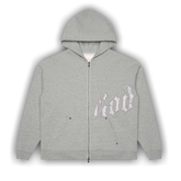 Godspeed OG Logo Sweatsuit V2 'Grey/Silver Satin'