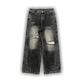Mixed Emotion Stone Baggy Jeans 'Grey'